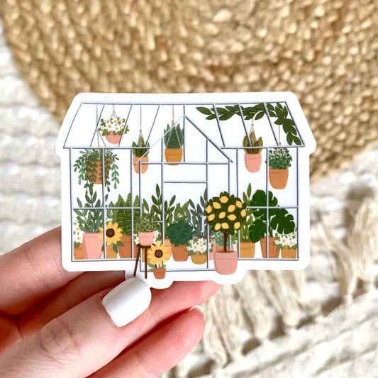 Greenhouse Sticker - Clear - Magnolia Acre Co.